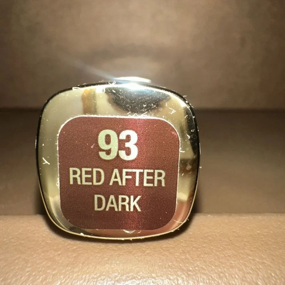 Milani Color Statement Lipstick 93 Red After Dark, brown 90s grunge